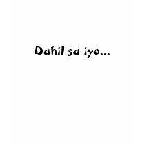 Dahil sa iyo my life sucks T-shirt