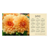 Dahlia 2012 Calendar Photo Card