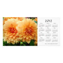 Dahlia 2012 Calendar Photo Card