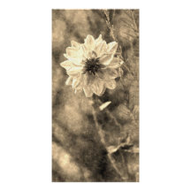 Dahlia Custom Photo Card