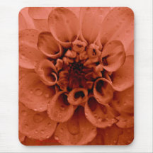 Dahlia de cuivre Mousepad Tapis De Souris