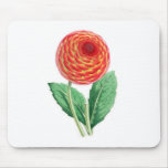 Dahlia, Flambeau Mouse Pad