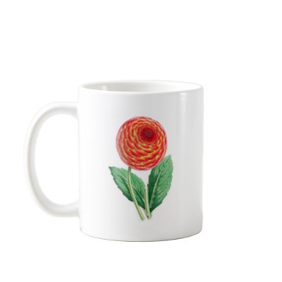 Dahlia, Flambeau Coffee Mugs by tartanphoenix
