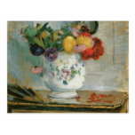 Dahlia Flowers Fine Art Postcard