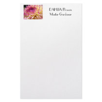 DAHLIA FLOWERS Stationery MASTER GARDENER Gifts