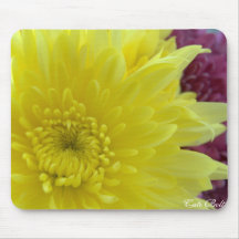 Dahlia jaune tapis de souris