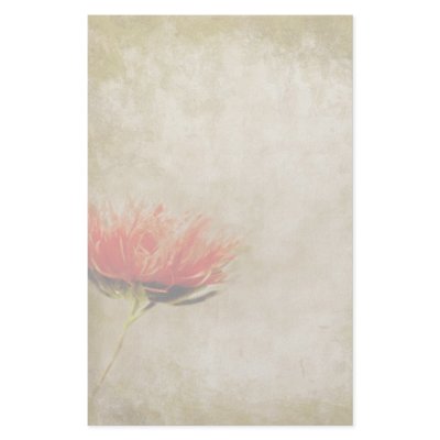 Dahlia Note Paper Personalized Stationery by StarStock