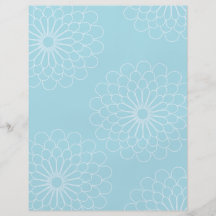 Dahlia Pattern-Double Sided Personalized Flyer
