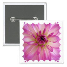 Dahlia Square Pin