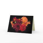Dahlia Thanksgiving Card
