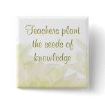 Dahlia White Flower Teacher Pins