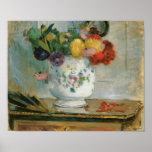 Dahlias by Berthe Morisot Fine Art Print