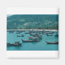 Dai Lanh fishing village, Khanh Hoa Province, Viet Magnets