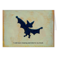 Daily Art 1/23/09 - Rituals intent and meaning Greeting Cards