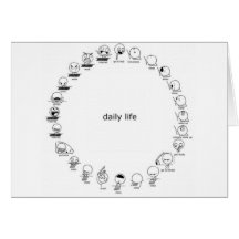 Daily Life Greeting Card