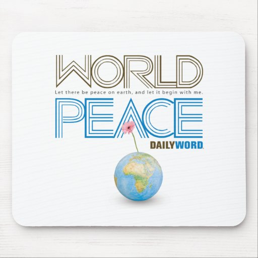 DAILY WORD®  “World Peace” Mouse Pad