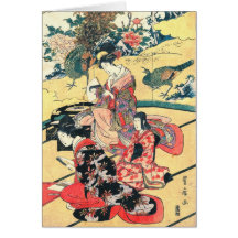 Daimyo Mansion 1801 Greeting Card