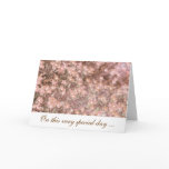 Dainty Flowers Card, God Parents to God Daughter