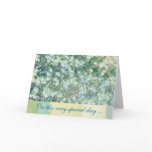 Dainty Flowers Card, God Parents to God Daughter