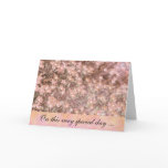 Dainty Flowers Card, God Parents to God Daughter