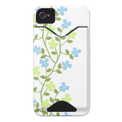 Dainty Modern Florals iPhone 4 Case-Mate ID™ by koncepts