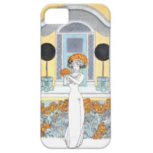 Dainty vintage Girl iPhone 5 Cases