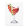 Daiquiri Strawberry Postcard