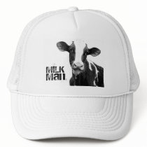 Dairy Cow - Black and White Dairy Calf Mesh Hats
