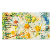 Daisies and Chicks Business Card Templates