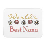 Daisies and Roses Best Nana Gifts Magnet