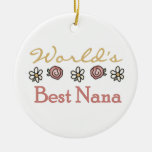Daisies and Roses Best Nana Gifts Ornaments