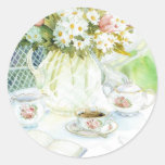 Daisies and Tulips and Tea Sticker