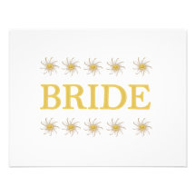 Daisies Bride T-shirts and Gifts Invites