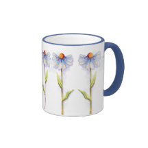 DAISIES by SHARON SHARPE Coffee Mug