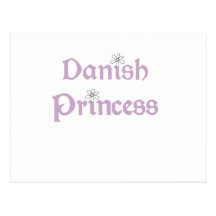 Daisies Danish Princess Postcard