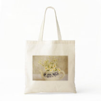 Daisies in a Teapot Canvas Bags