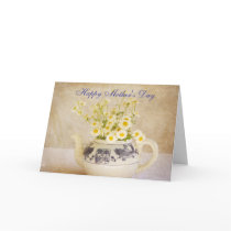 Daisies in a Teapot Mother's Day Card