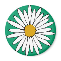 Daisies Refrigerator Magnet