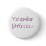 Daisies Malaysian Princess Pinback Button