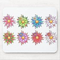Daisies!  Mousepad- White