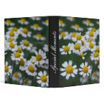 Daisies peace sign vinyl binder