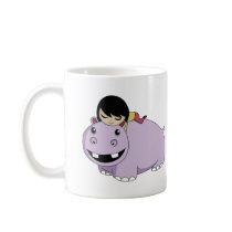Daisy and Cookie the Hippo Mugs
