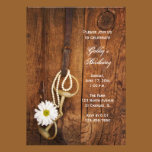 Daisy and Horse Bit Country Birthday Party Invite invitations