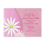 Daisy Baby Shower Invitation Post Card