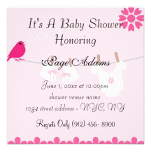 Daisy Blossoms Baby Shower Invitation