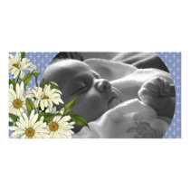 Daisy Cluster Custom Photo Card