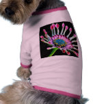 Daisy Daisies Flowers Petals Pink Pollen Dog T-shirt