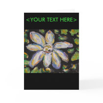 "Daisy" Fine Art Greeting Card Template