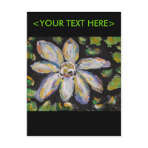 "Daisy" Fine Art Post Card Template postcards