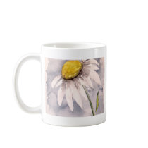 Daisy flower painting art gift mugs